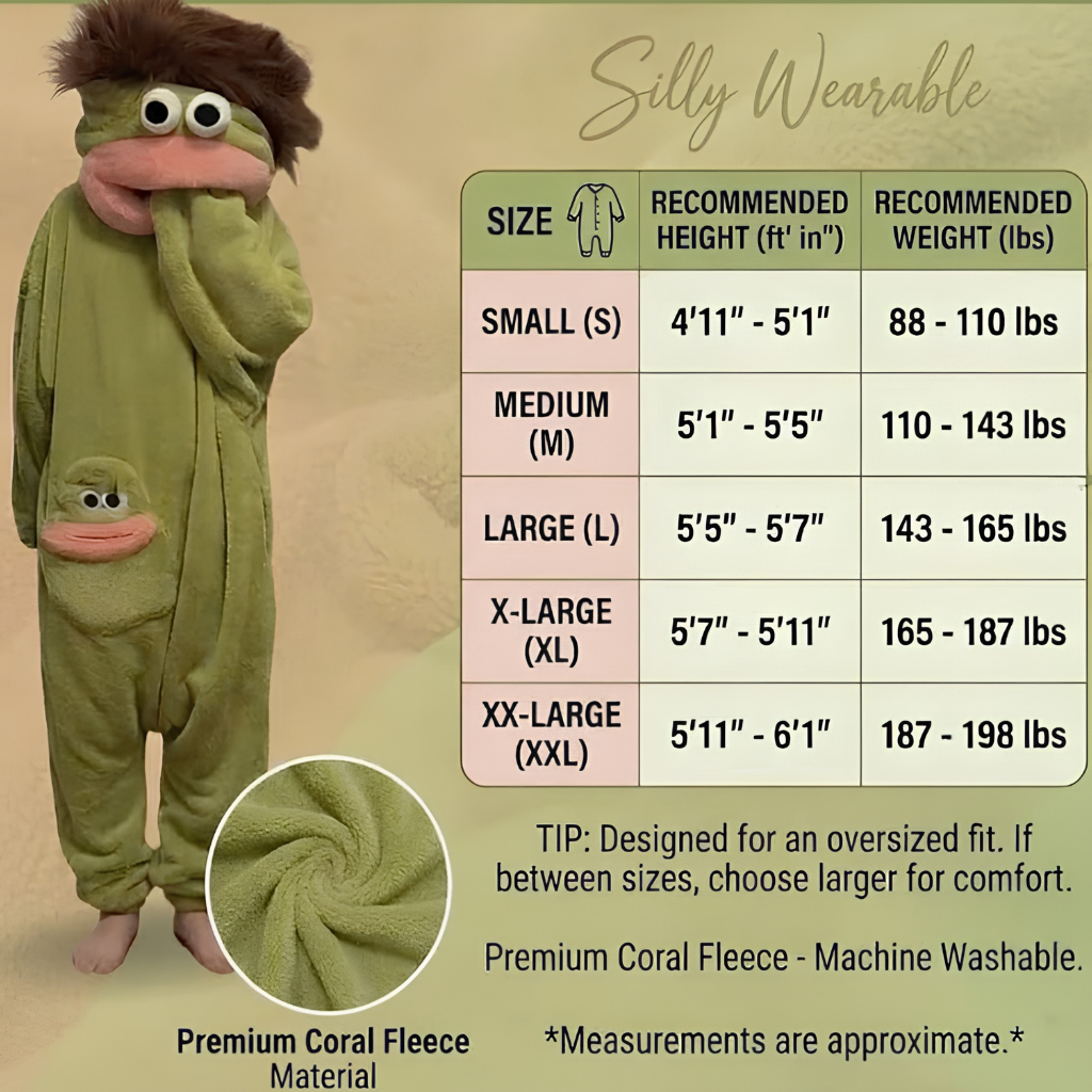 Adult Froggy Onsie